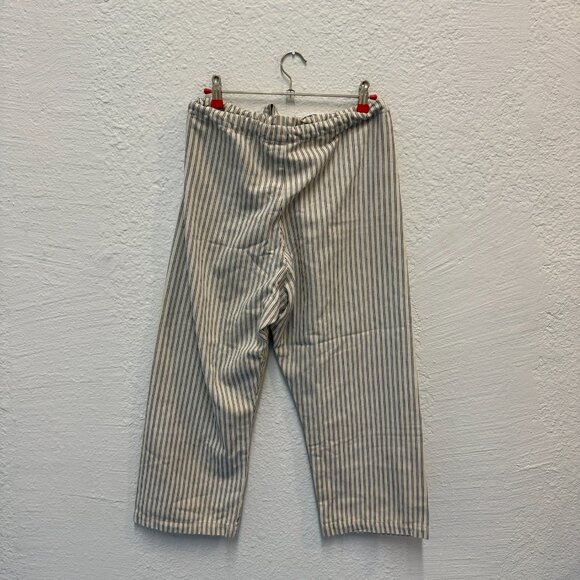 UO RENEWAL DRAWSTRING CANVAS STRIPED PANTS - Picture 2 of 3